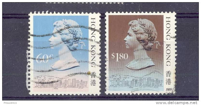 HONG KONG 1987/89 YT 502 569 ELISABETH II - Used Stamps