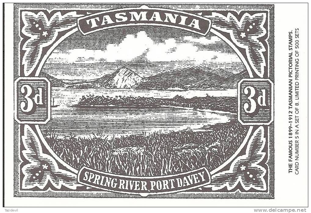 Tasmania - 1994 3d Pictorial Postcard For Philatas '94 - Covers & Documents