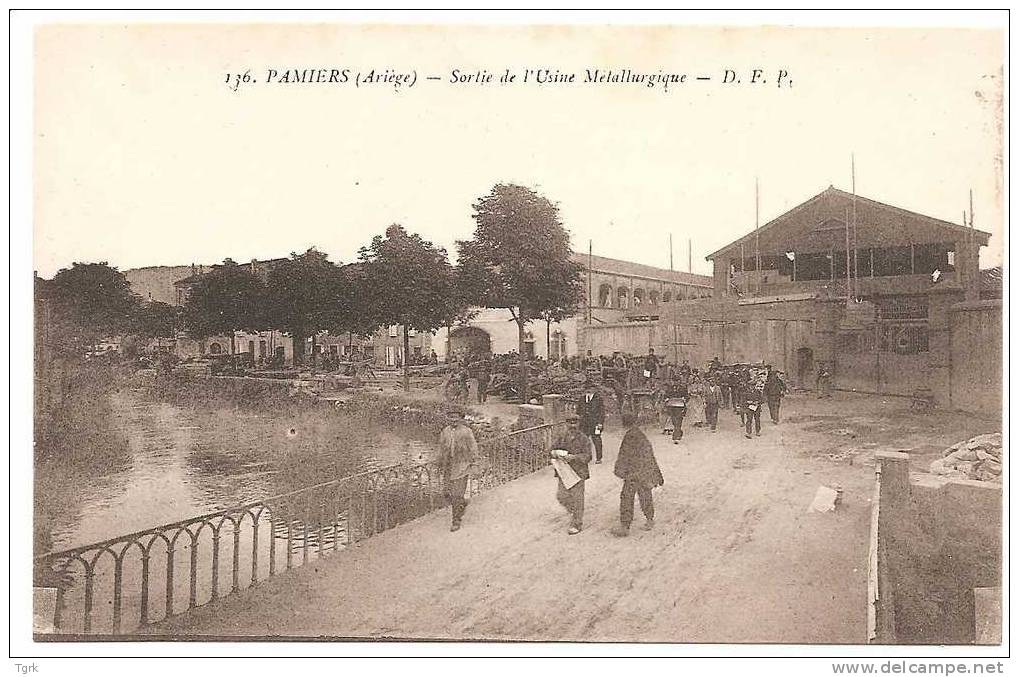 PAMIERS Sortie De L'usine Méttalurgique Animé - Pamiers