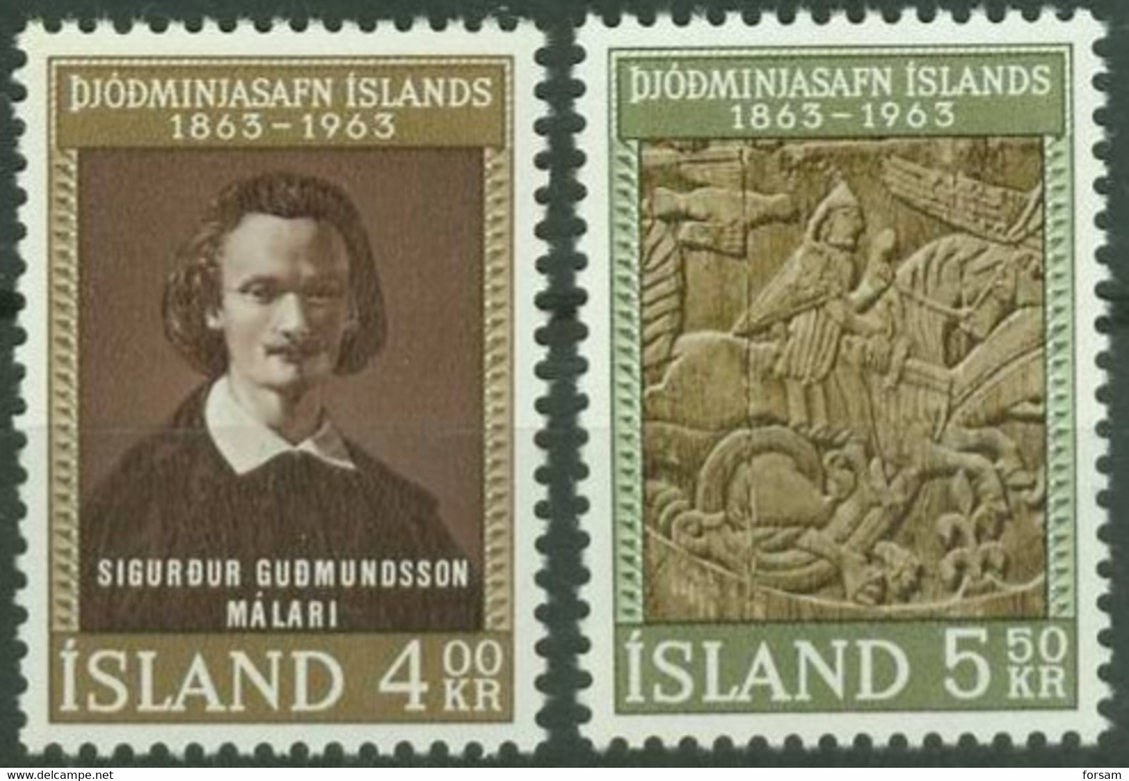 ICELAND..1963..Michel # 368-369...MNH. - Unused Stamps