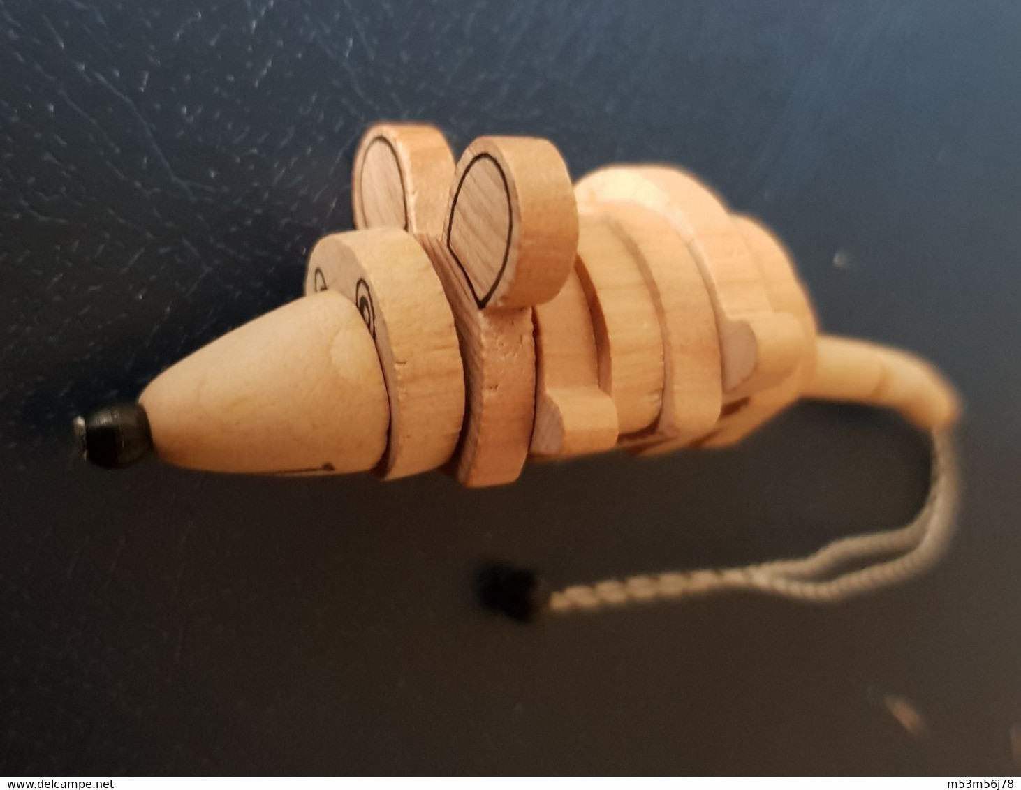 Tierische Glücksbringer 1999 - Maus Aus Holz Mit BPZ - Maxi (Kinder-)