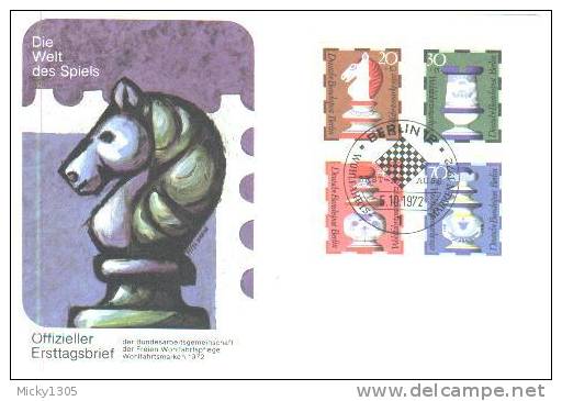 Germany / Berlin - FDC Mi-Nr 435/438 (U347)- - 1971-1980