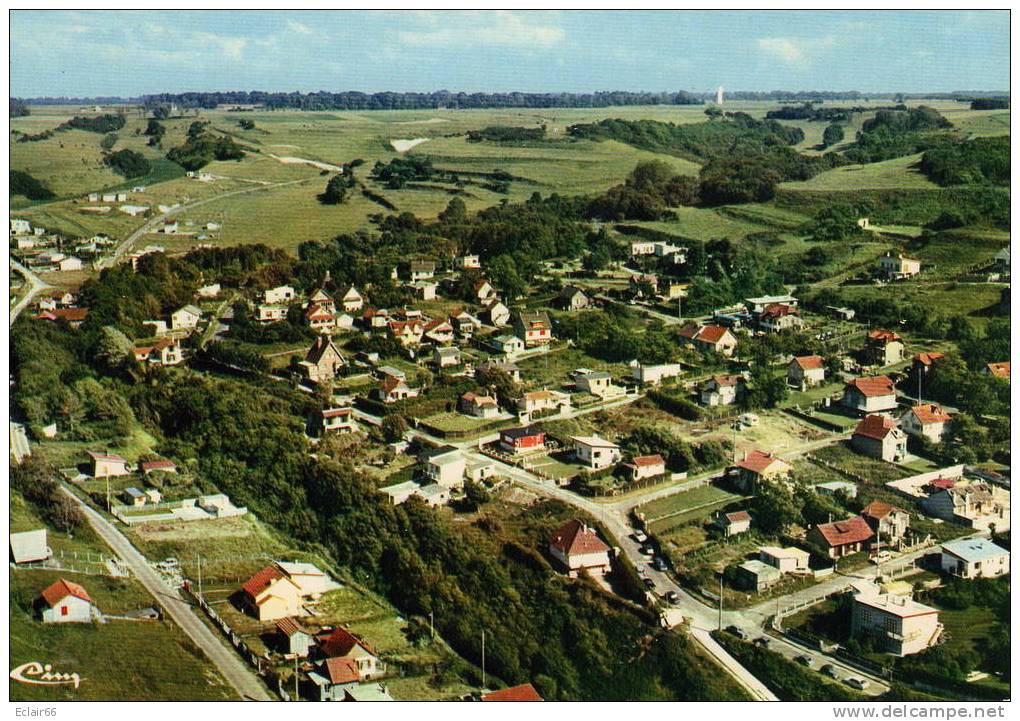 76     Berneval Sur Mer   Vue Generale Aerienne Des Villas - Berneval