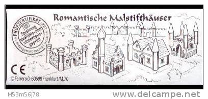 Romantische Malstifthäuser 1997 - Das Rathaus + BPZ - Maxi (Kinder-)