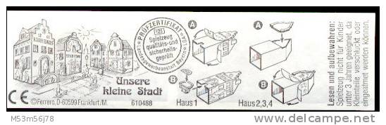 Unsere Kleine Stadt 1998 - 4 Häuser + BPZ - Maxi (Kinder-)