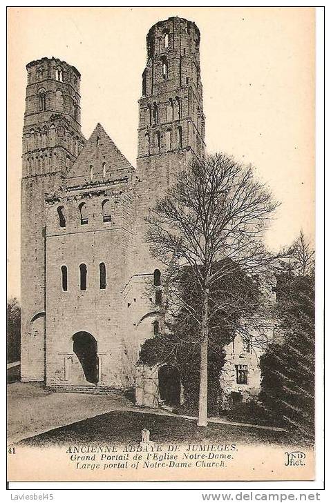 JUMIEGES N° 48 . ANCIENNE ABBAYE - Jumieges