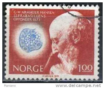PIA - NOR - 1973 - Medicina : 100° Della Scoperta Del Bacillo Della Lebbra - (Yv 614) - Used Stamps