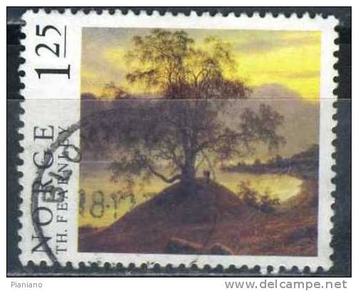 PIA - NOR - 1976 - Arte : Quadro Di Th. Fearnley - (Yv 688) - Used Stamps
