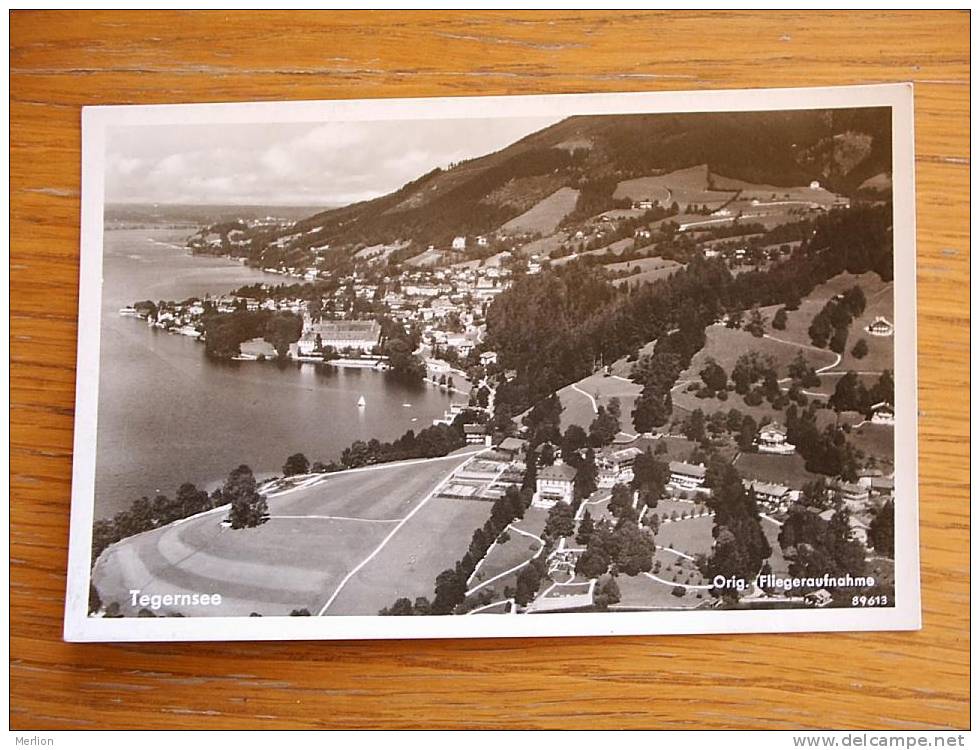 Tegernsee  Orig. Fliegeraufnahme Hotel Bayerische Hof  1930-RPPC D2475 - Bad Tölz