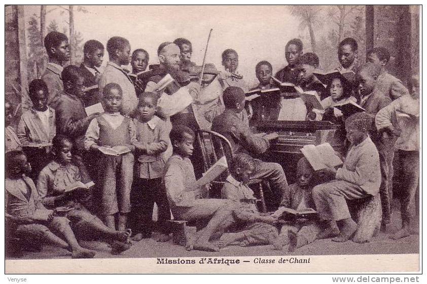 Missions D´Afrique - CLASSE DE CHANT - Missioni