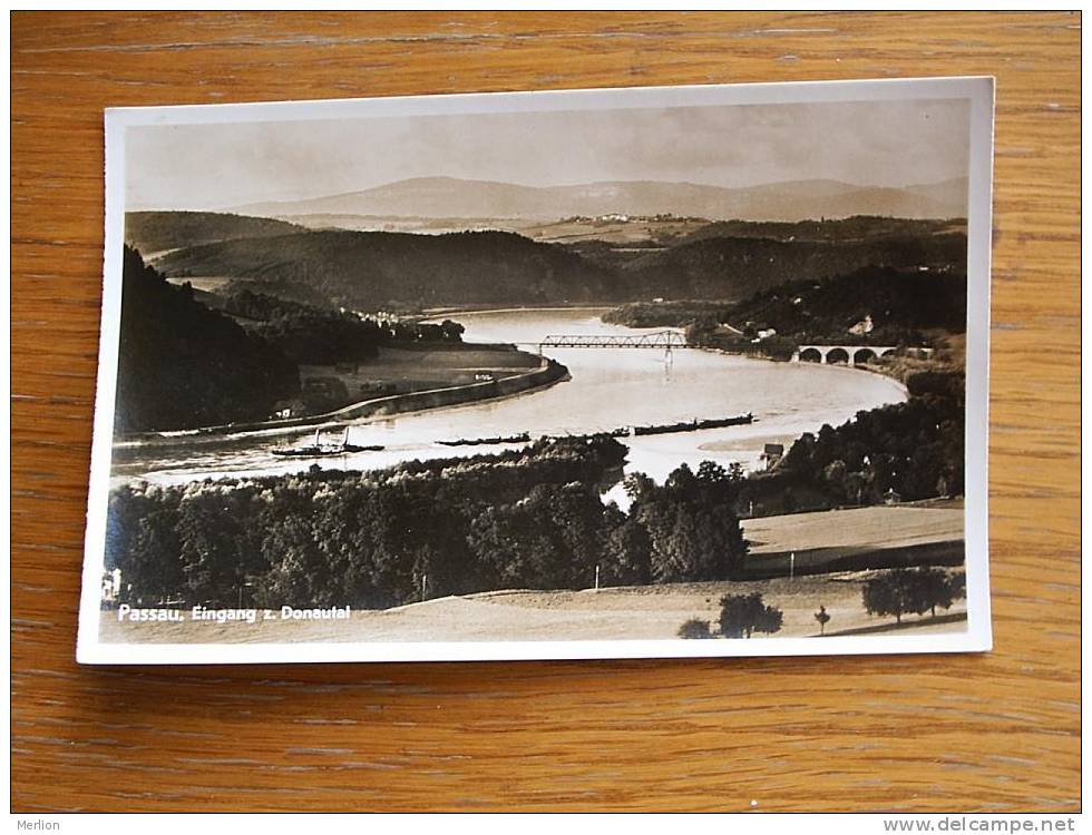 Passau Eingang Z.Donautal  RPPC 1940-  D2490 - Passau