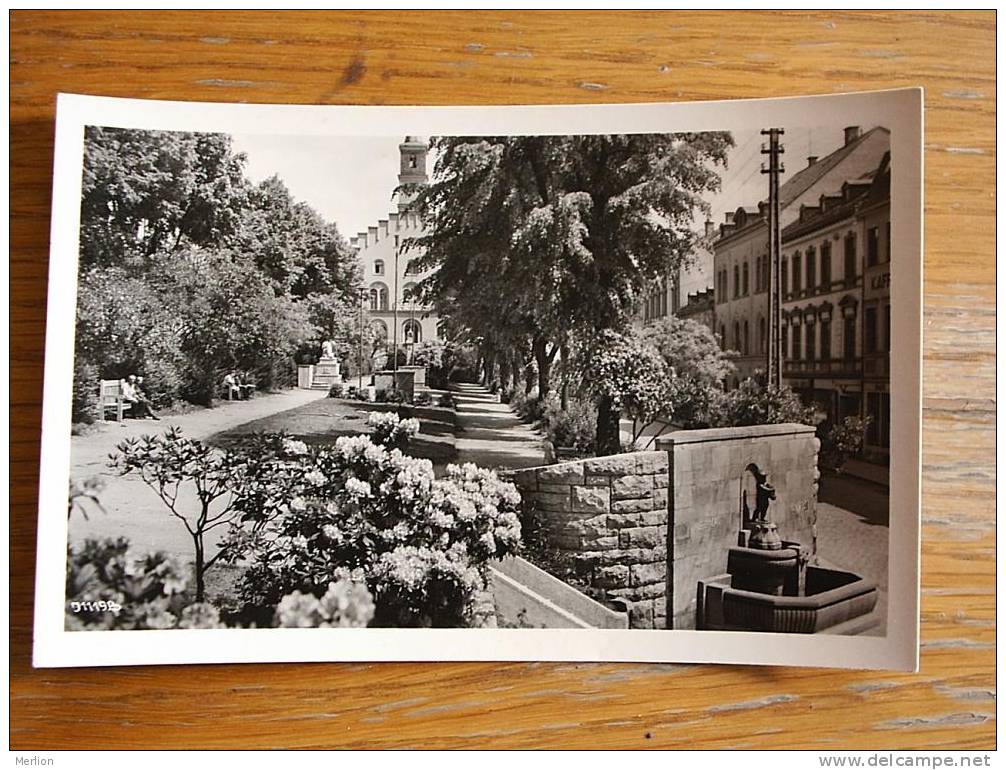 Markneukirkchen Im Vogtl. Enrst Thalmann Platz , Musikstadt  FOTO -AK  1956  D2503 - Markneukirchen