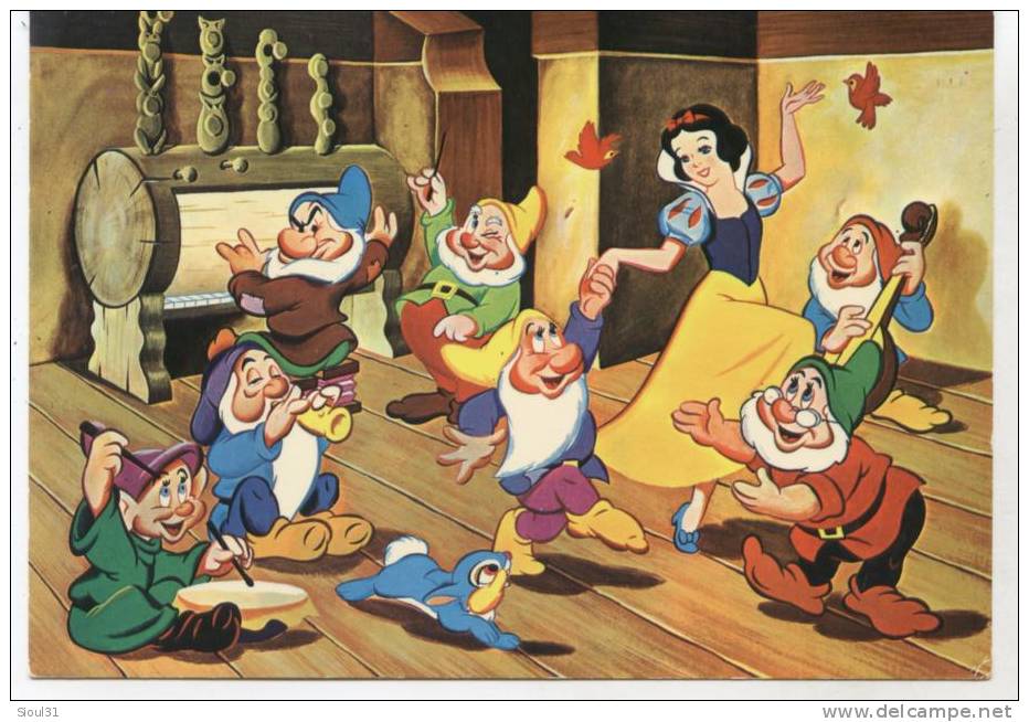 BLANCHE NEIGE  WD 1   N° 4 - Disneyland