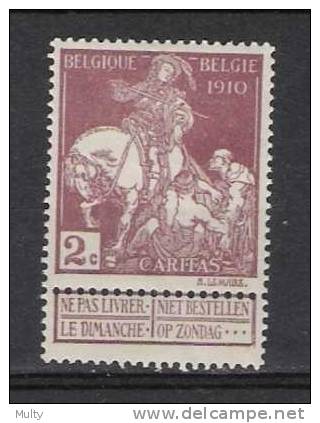 Belgie OCB 89 (*) - 1910-1911 Caritas