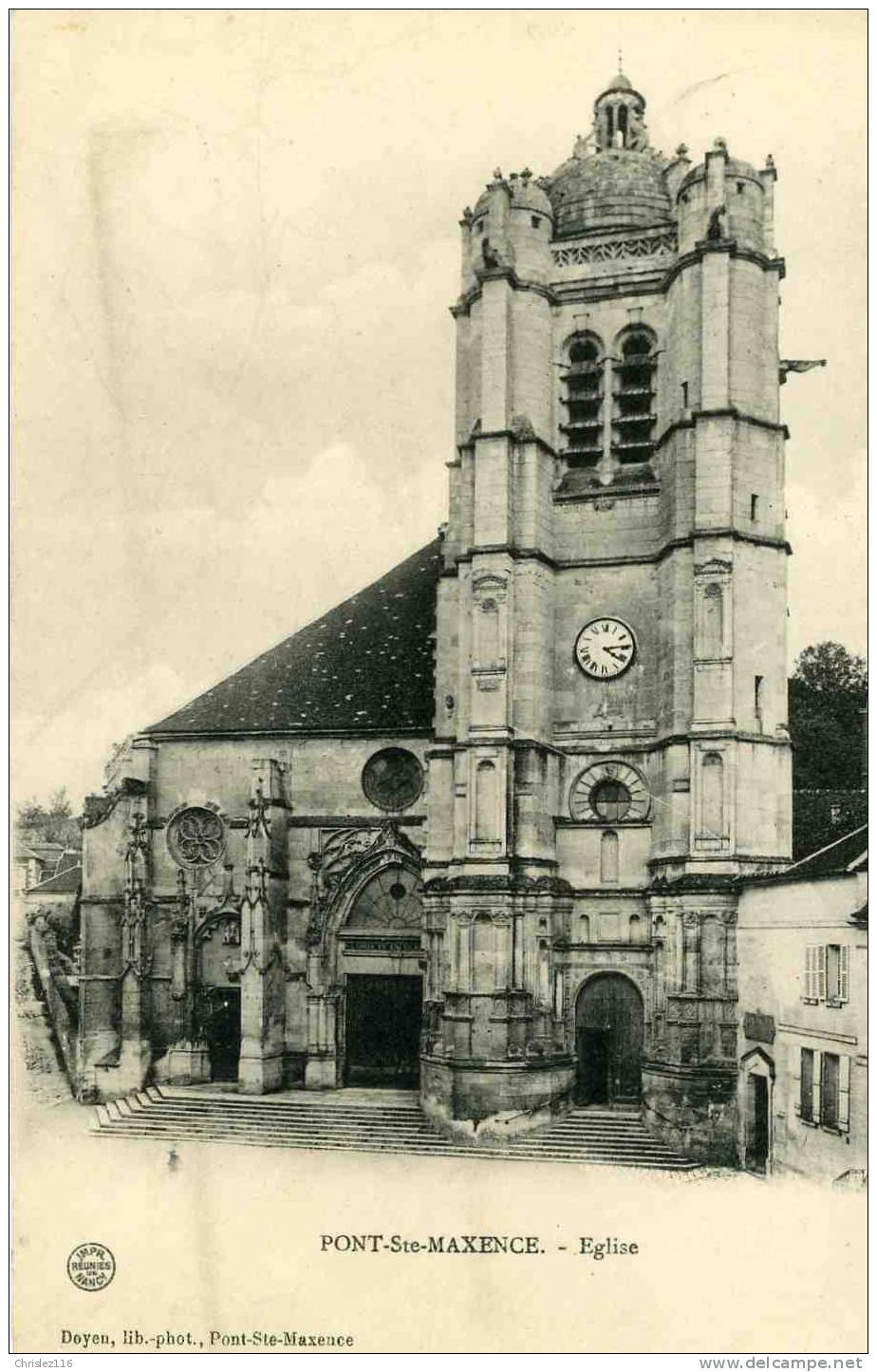 60 PONT STE MAXENCE Eglise - Pont Sainte Maxence