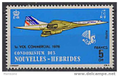 Nouvelles Hebrides  1976  Concorde 424 Neuf X X - Neufs