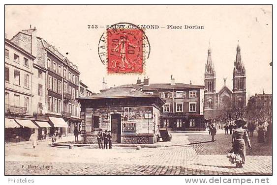 ST CHAMOND   PLACE DORIAN  1907 - Saint Chamond