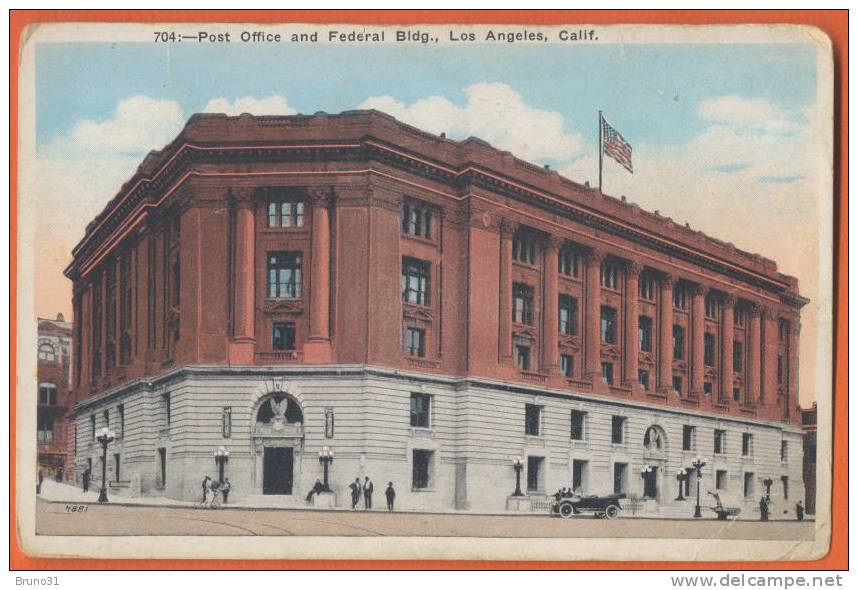 LOS ANGELES : Post Office And Federal Building , CAL . - Los Angeles