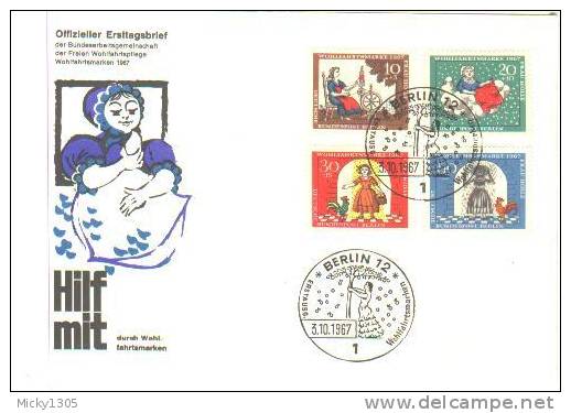 Germany / Berlin - FDC Mi-Nr 310/313 (U351)- - 1948-1970