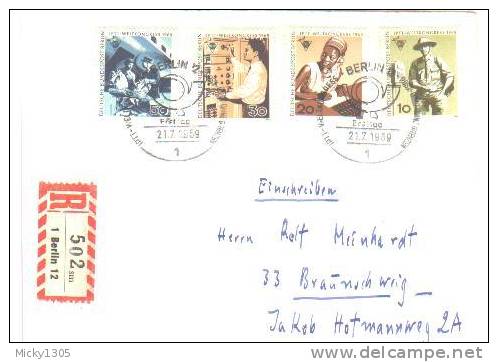 Germany / Berlin -  Mi-Nr 342/345 FDC (U354)- - 1948-1970