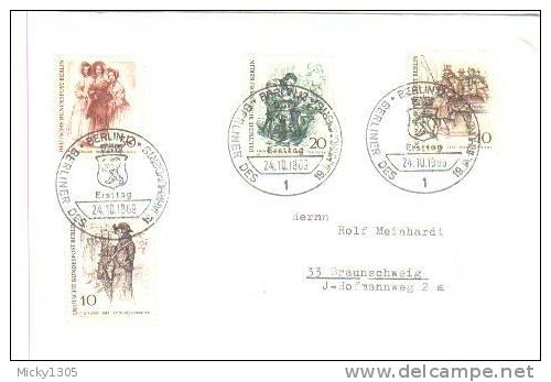 Germany / Berlin -  Mi-Nr 330/337 FDC (U355)- - 1948-1970