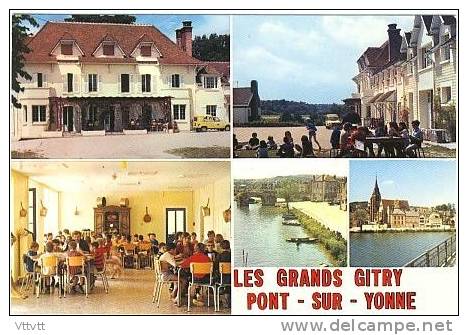 PONT-SUR-YONNE : Multivues, Les Grands Gitry, Edit. Valoire (circulée) - Pont Sur Yonne