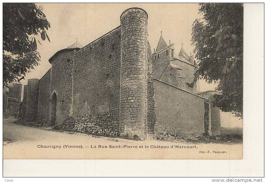 CHAUVIGNY. - Le Chateau D´Harcourt. - Chauvigny