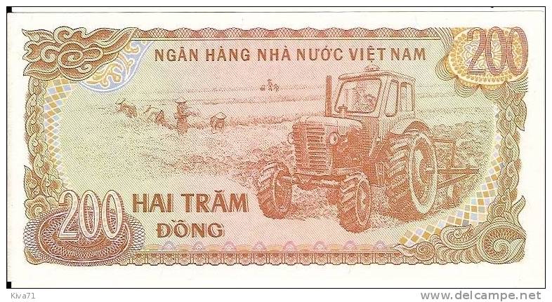 200 Dong    "VIET-NAM"     UNC     Ro 76 78 - Viêt-Nam