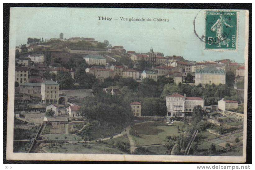 THIZY - Vue Générale Du Château - Thizy