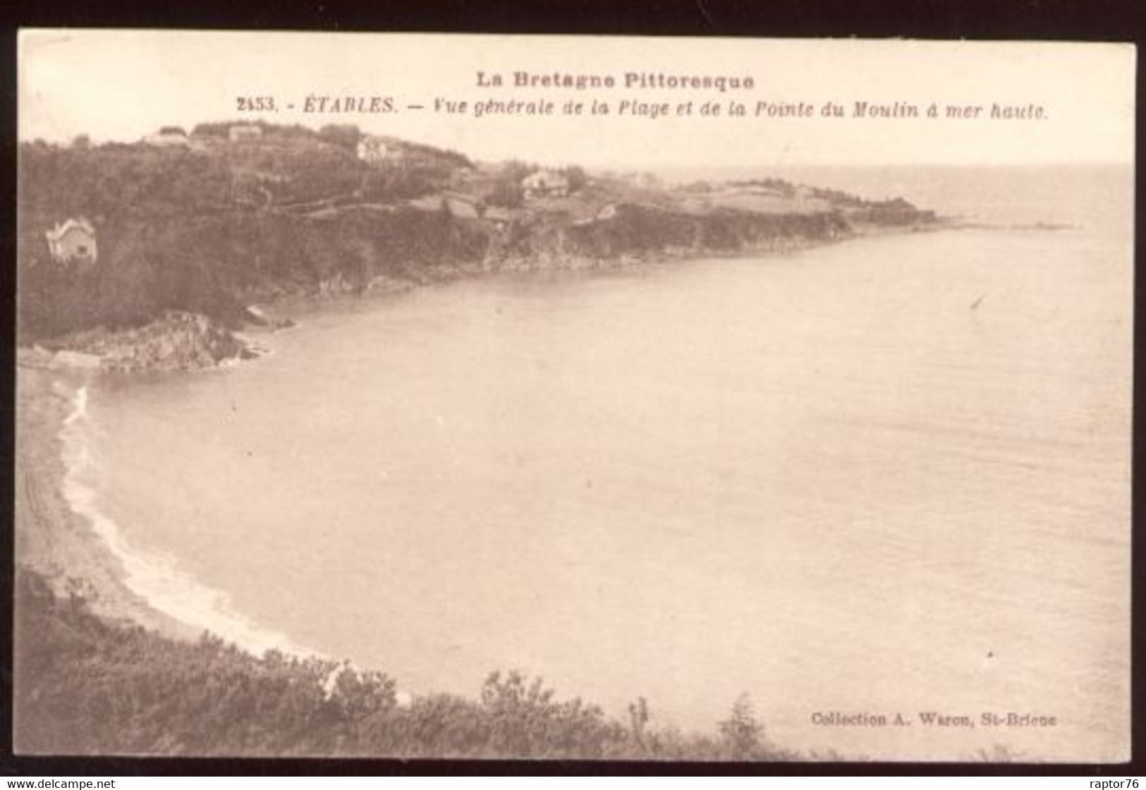 CPA 22 ETABLES Vue Générale De La Plage Et De La Pointe Du Moulin à Mer Haute - Etables-sur-Mer