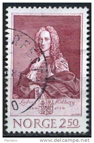 PIA - NOR - 1984 - 300° Della Nascita Dello Scrittore Ludvig Holberg  -  (Yv 866) - Used Stamps