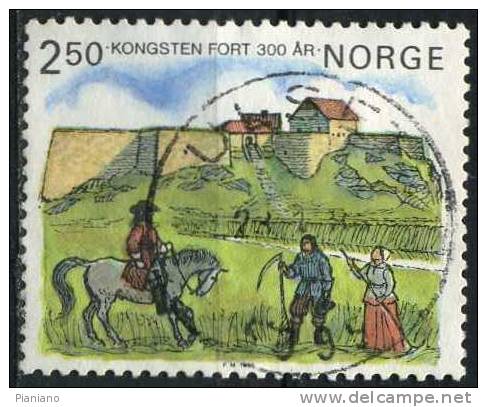 PIA - NOR - 1985 - 300° Del Forte Di Kongsten - (Yv 879) - Used Stamps