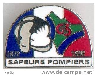 SAPEURS POMPIERS-G3 1972 1992. E.g.f. - Brandweerman