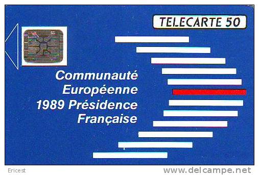 COMMUNAUTE EUROPEENNE 50U SC5 11.89 ETAT COURANT (1 Petite Rayure) - 1989