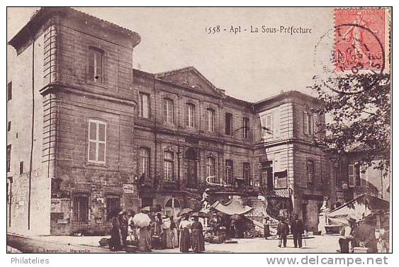 APT  SOUS PREFECTURE  1903 - Apt