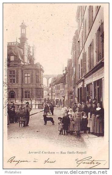 ARCUEIL RUE RASPAIL 1903 - Arcueil