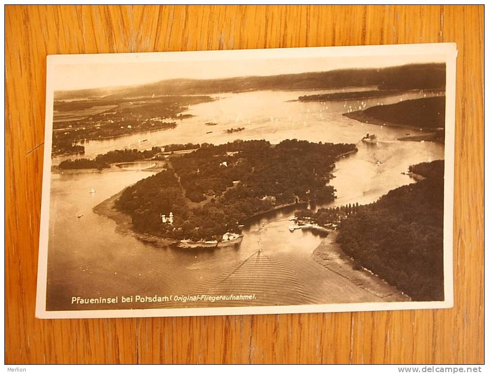 Pfaueninsel Bei Potsdam Original Fliegeraufnahme FOTO-AK Cca 1935- D2549 - Zehlendorf