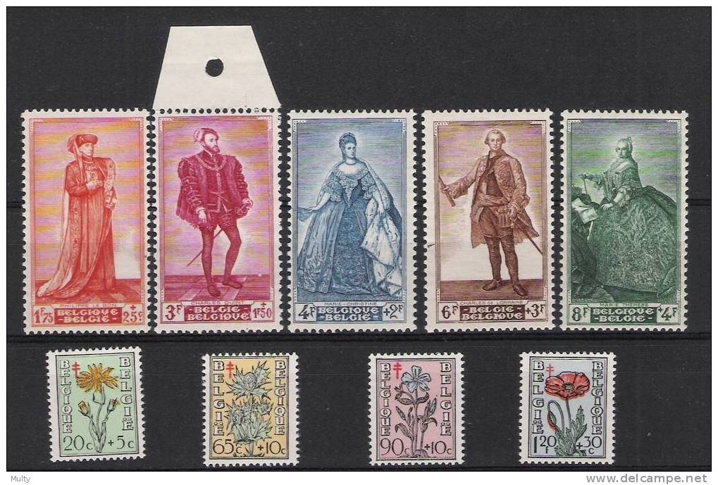 Belgie OCB  814 / 822 (**) - Unused Stamps