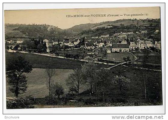 Cpa CHAMBON SUR VOUEIZE Vue Générale 1 - Chambon Sur Voueize