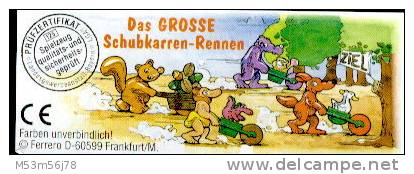 Ü-Ei - Das Grosse Schubkarren Rennen - Bär Mit Schubkarre Incl. BPZ - Maxi (Kinder-)