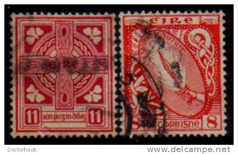 IRELAND   Scott: # 137-8   F-VF USED - Usati