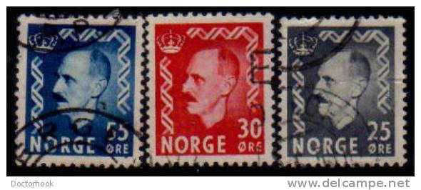 NORWAY   Scott: # 322-4   F-VF USED - Used Stamps