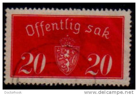 NORWAY   Scott: # O 14   F-VF USED - Dienstzegels