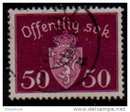 NORWAY   Scott: # O 55   F-VF USED - Officials