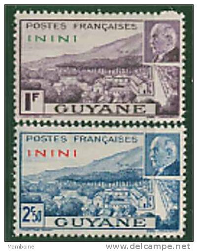 Inini  1941  N 51/52  Neuf  X (avec Trace De Charniere) - Unused Stamps