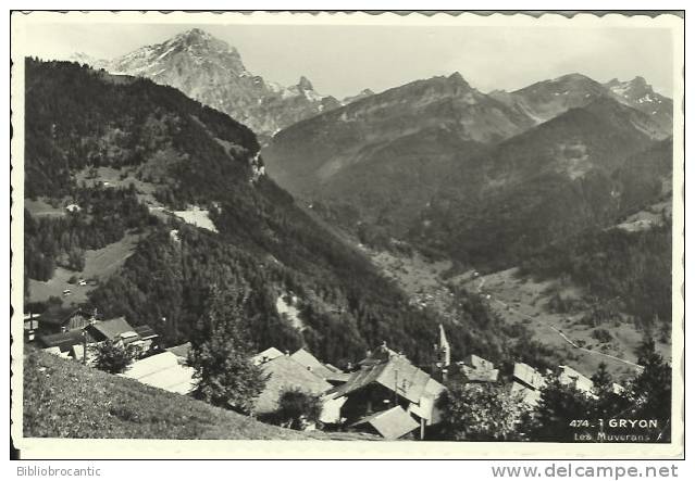 SUISSE - VAUD - GRYONS -474- LES MUVERANS - Gryon