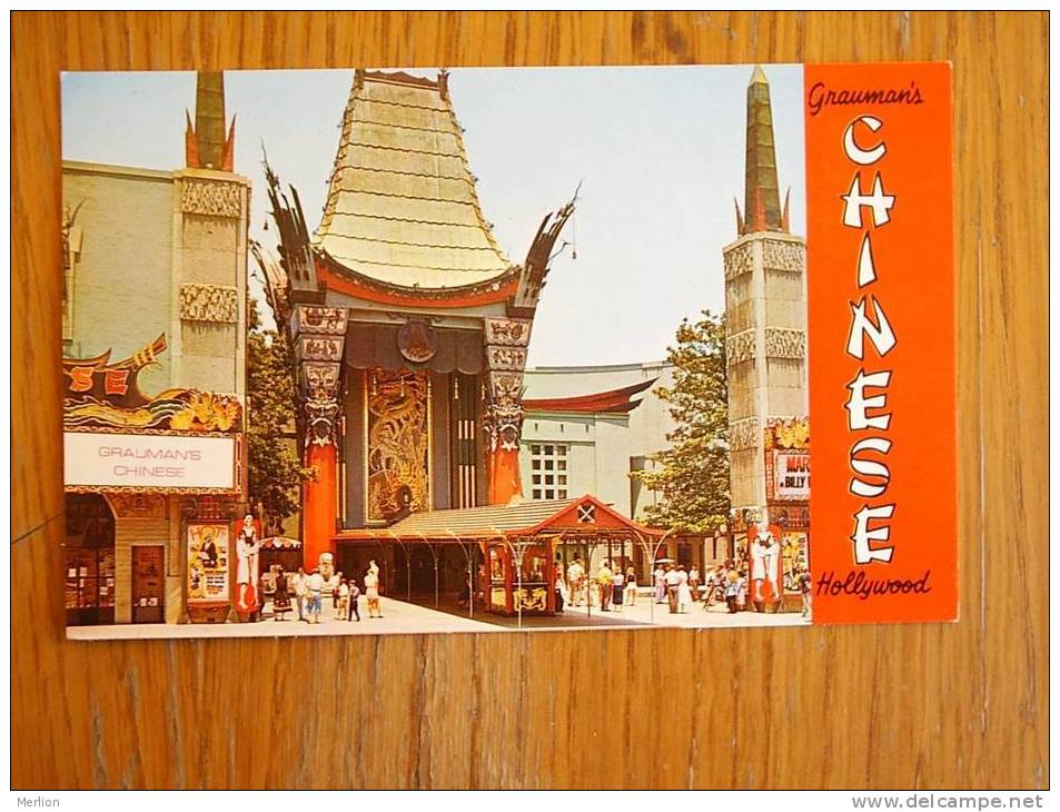 Sid Gourman's Chinese Theater In Hollywood LA CA   Cca 1960- D2613 - Los Angeles