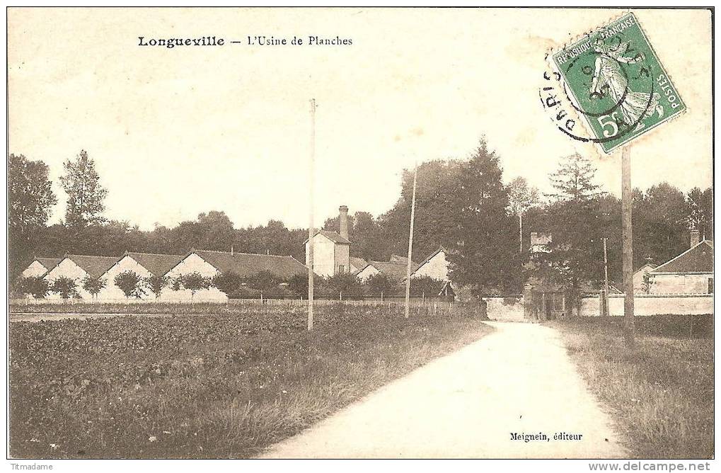 77 Longueville - L'usine De Planches - Autres & Non Classés