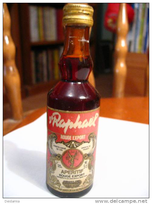 MIGNONETTE SAINT RAPHAEL. ROUGE EXPORT. APERITIF. 5CL. 16% - Mignonnettes