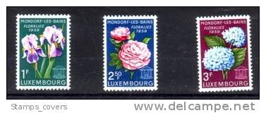 LUXEMBOURG MNH** YVERT 564/66 €2.00 FLOWERS - Ungebraucht